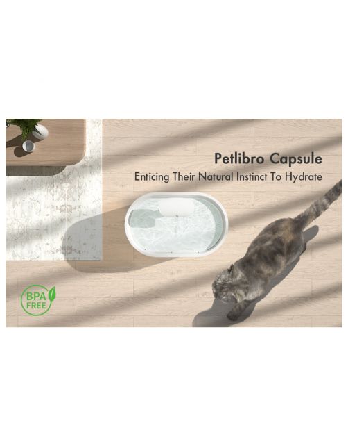 Petlibro Capsule Waterfontein - Kattendrinkbak - Blauw