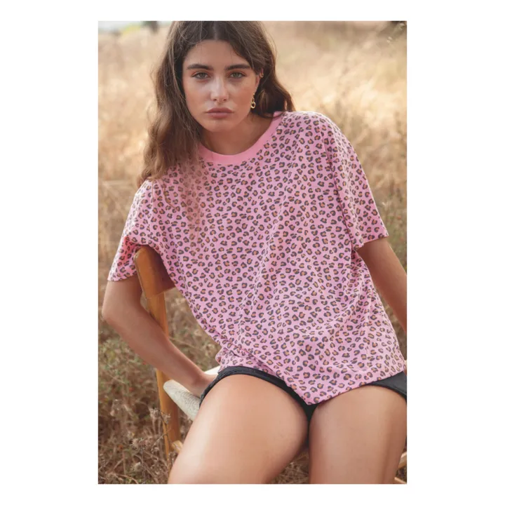 Marlot Paris T-Shirt Coton Bio Jil - Collection Femme | Léopard