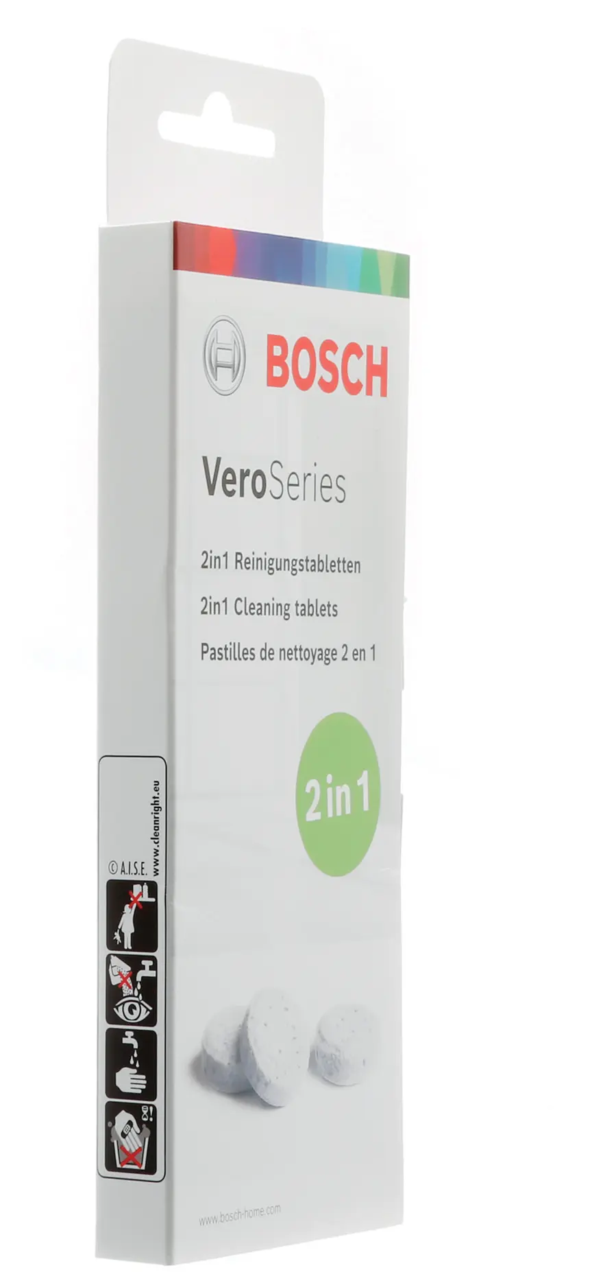 Reinigingstabletten geschikt voor volautomatische koffieautomaten - Bosch - 10 stuks 00312434 • TCZ8001A