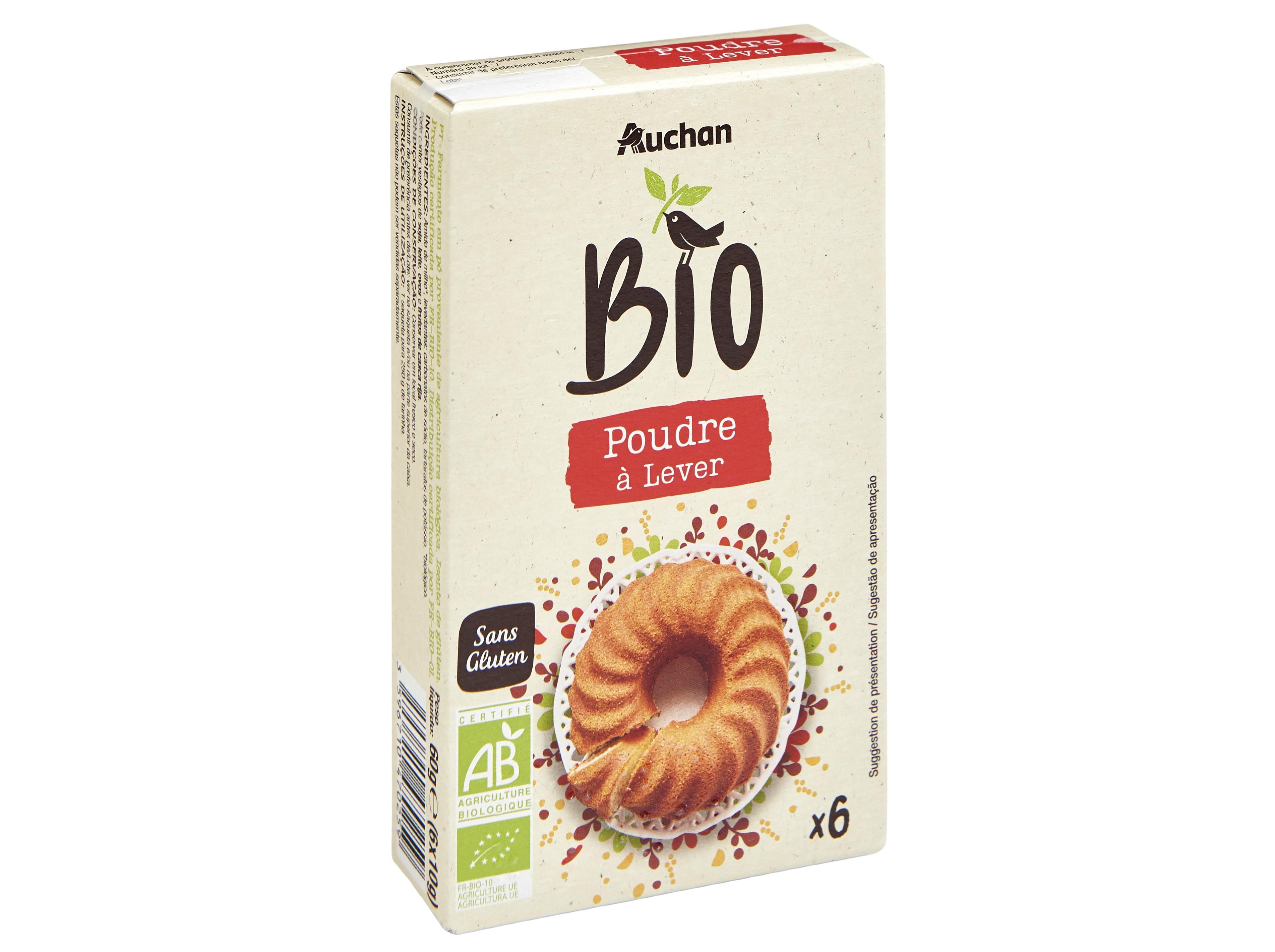 FERMENTO AUCHAN BIO EM PÓ 60G