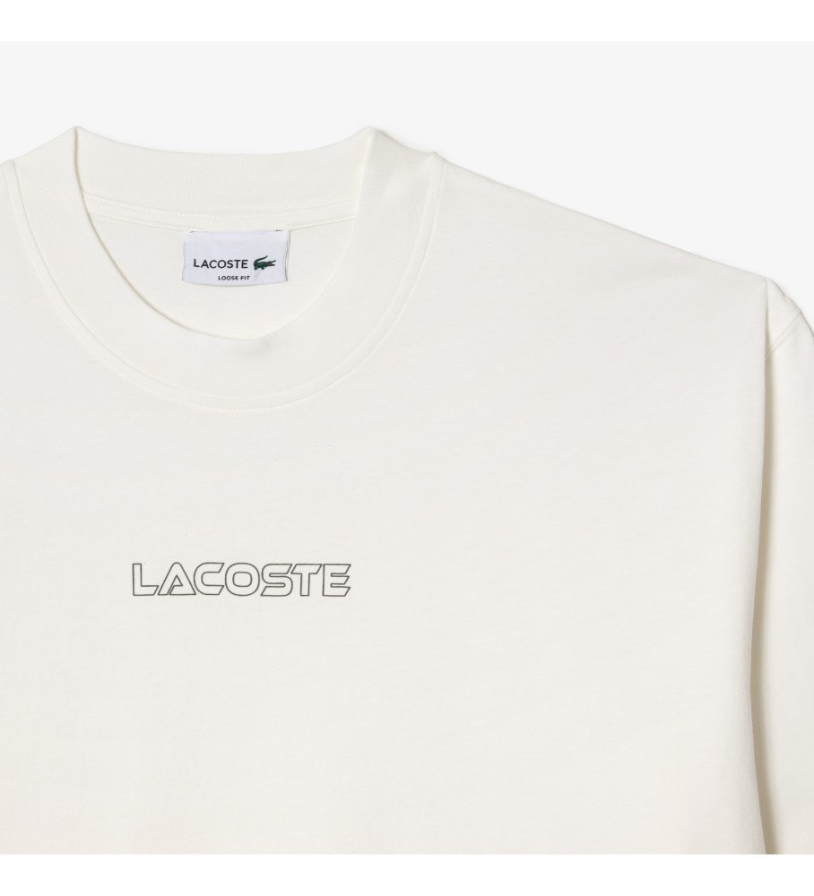 Camiseta Lacoste com logo branco