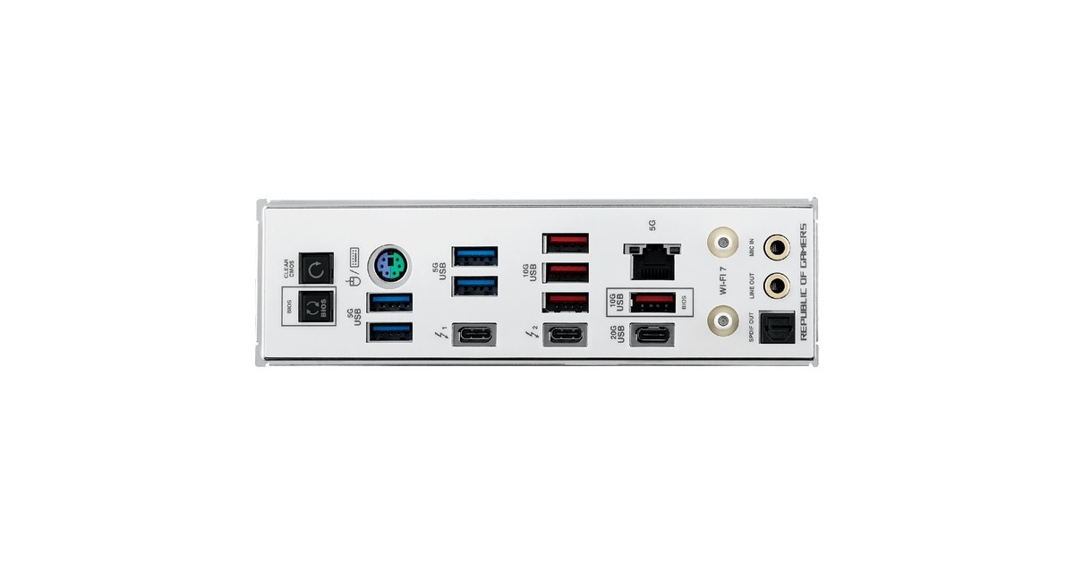 ASUSROG MAXIMUS Z890 APEX socket 1851 moederbord  (RAID, 5Gb-LAN, Wi-Fi 7, BT, Sound, ATX)