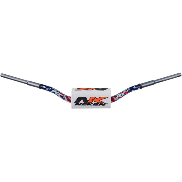 Neken - Guidon 121 - diamètre variable SFH design conique Blanc / Bleu / Rouge