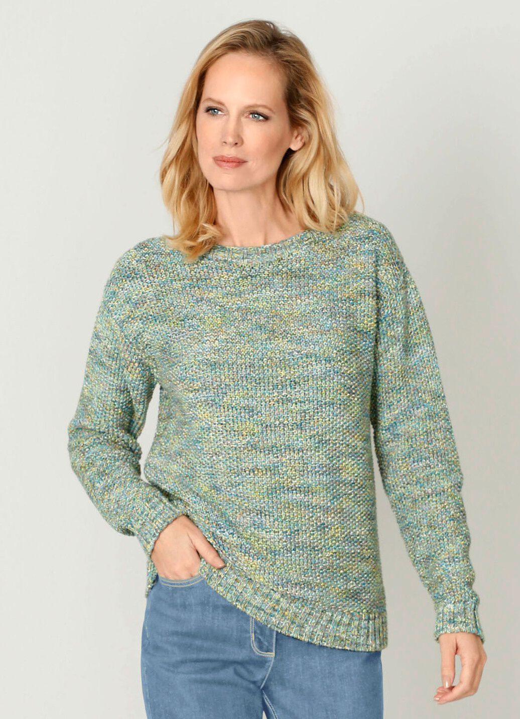 Pullover in Garnmix