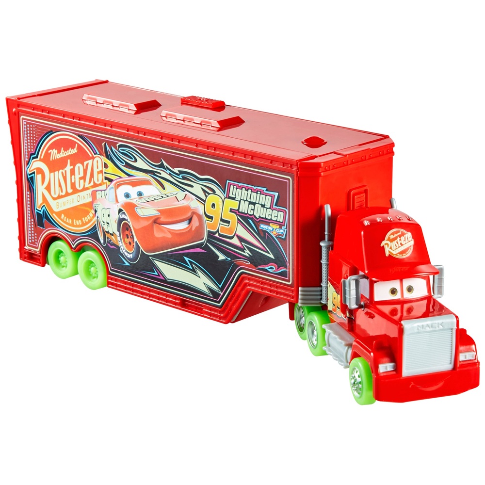 Pixars Cars Glow Racers Verwandlungs-Mack-Spielset