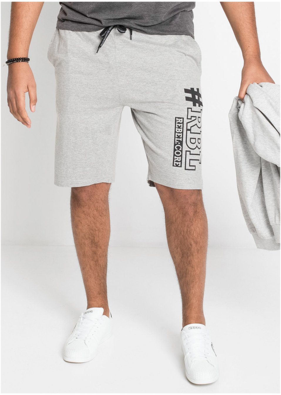Lot de 2 bermudas en jersey, Regular Fit