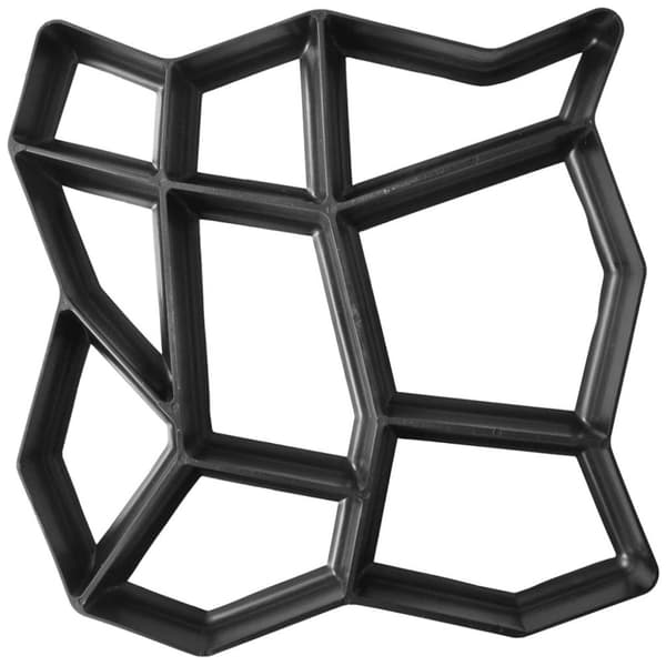 vidaXL Støpeform for betong 42 x 42 x 4 cm 2 stk