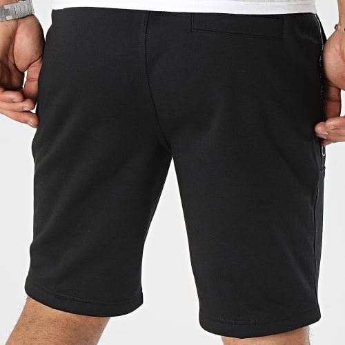 Short Jogging A Bandes 3401 Noir