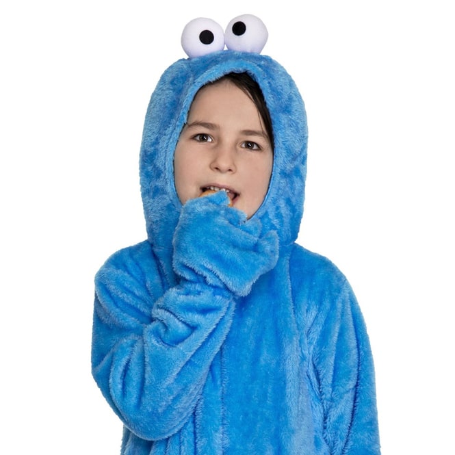 Sesamstrasse - Kostüm für Kinder - Krümmelmonster - in verschiedenen Größen