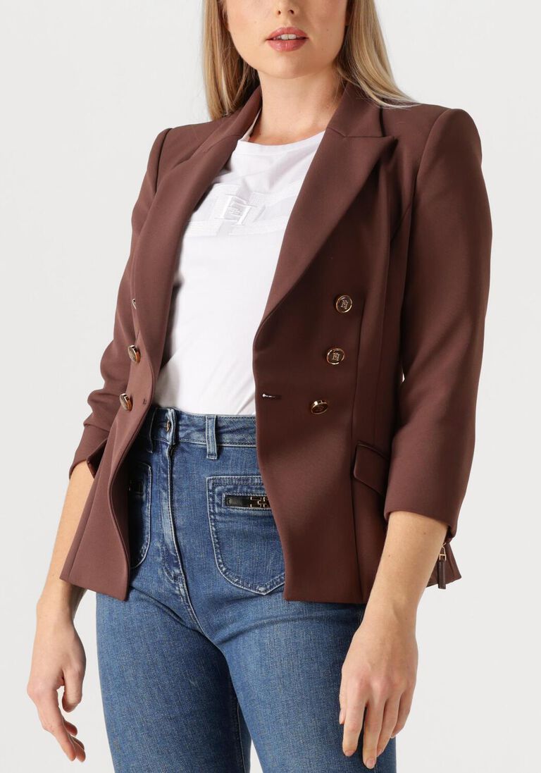 bruine elisabetta franchi blazer jacket