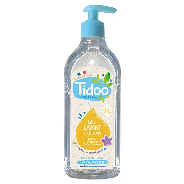Gel de Limpeza Suave Orgânico Tidoo 495ml