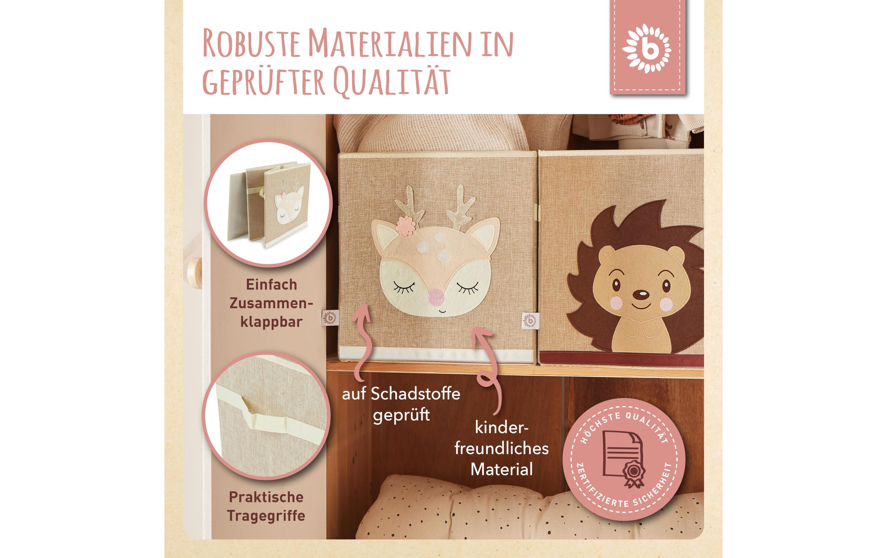 Ella Aufbewahrungsbox HirschSpielzeugbox