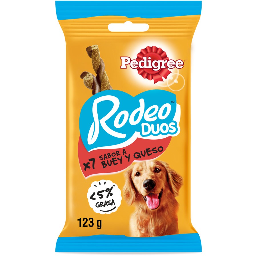 Pedigree Rodeo Duos Petisco de Queijo e Carne para Cães