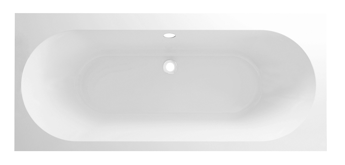Mueller Porto Duo inbouw ligbad 180x80cm mat wit
