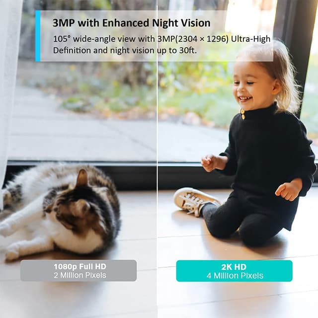 TP-Link Tapo C110 WiFi sikkerhedskamera