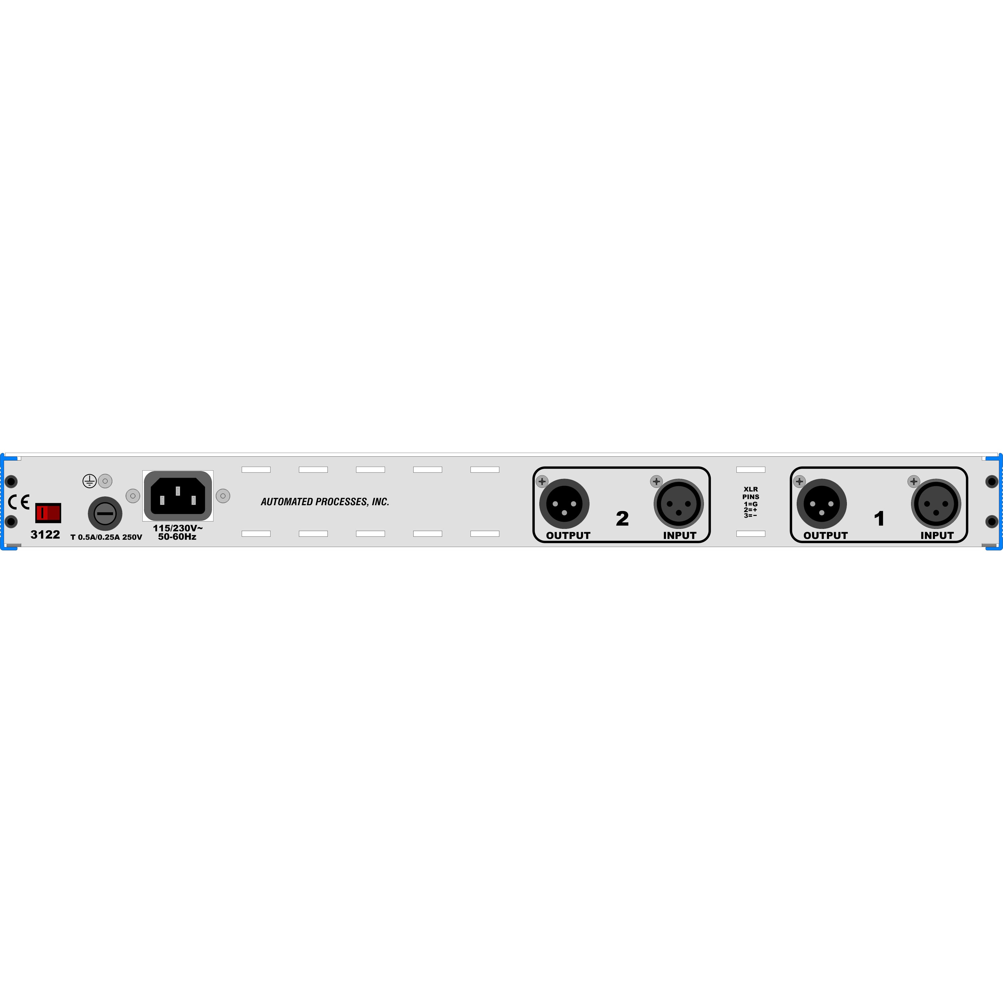 API Audio 3122V microfoonvoorversterker