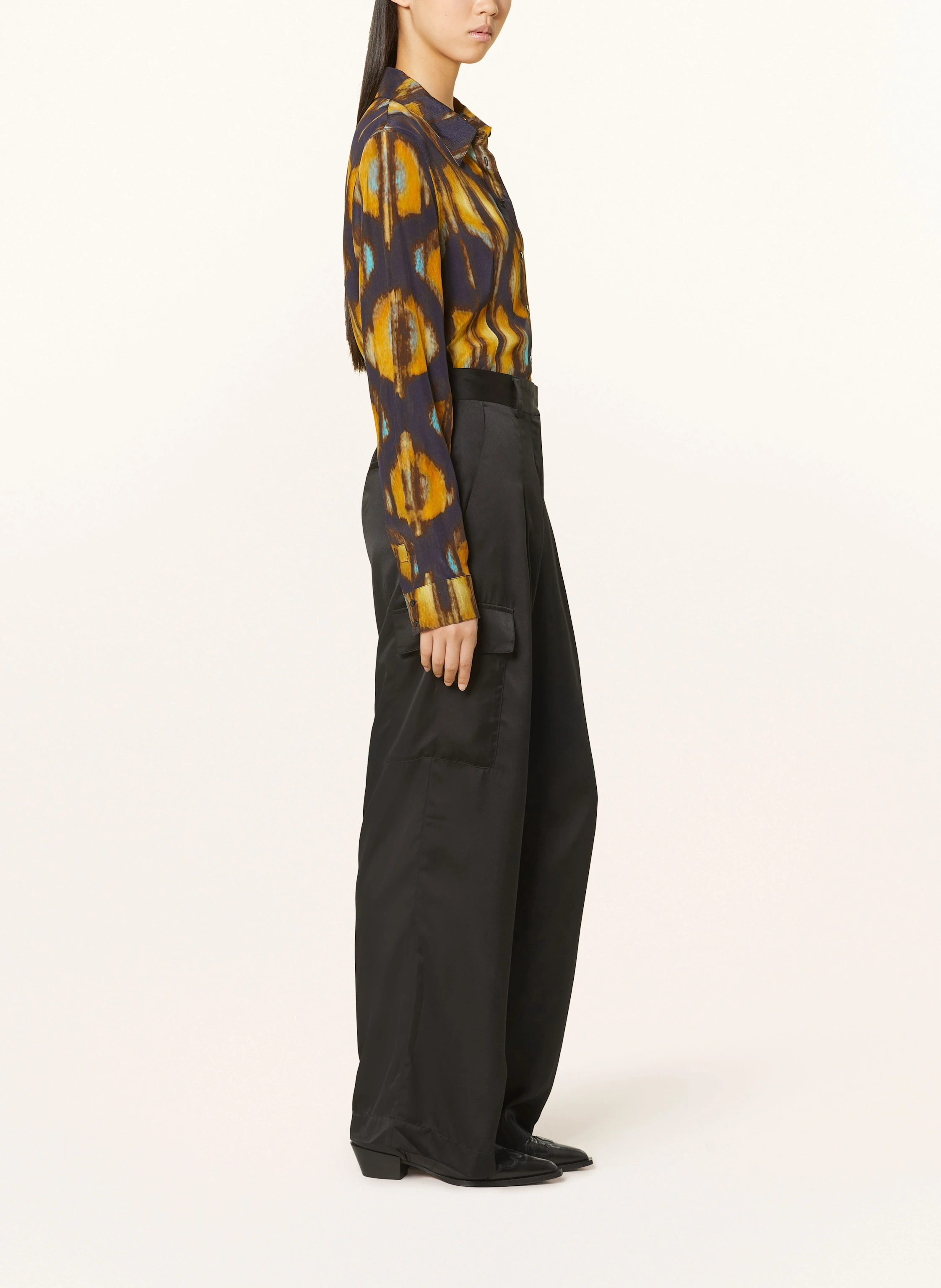 ba&sh Cargohose CARY aus Satin