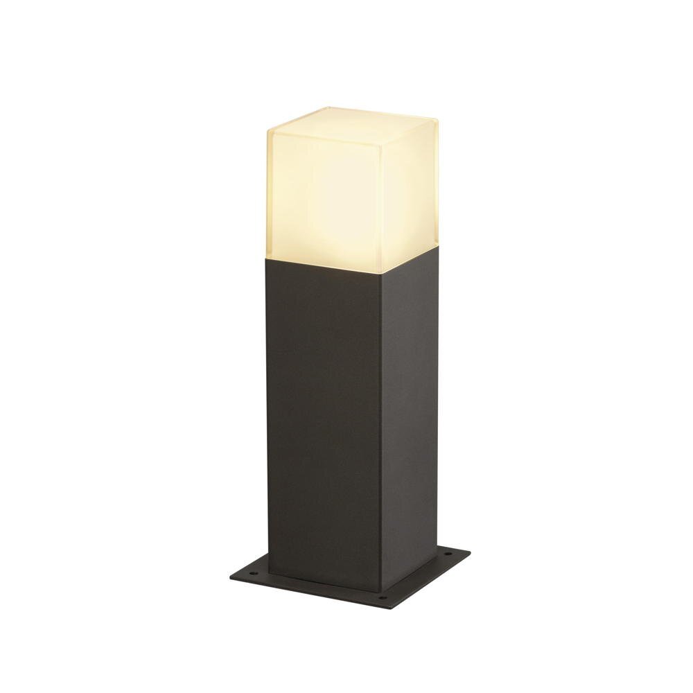 Antracietkleurige grafiet vloerlamp, E27 fitting, 300 mm