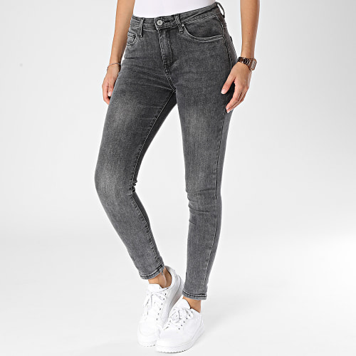 Jean Slim Femme Gris Anthracite