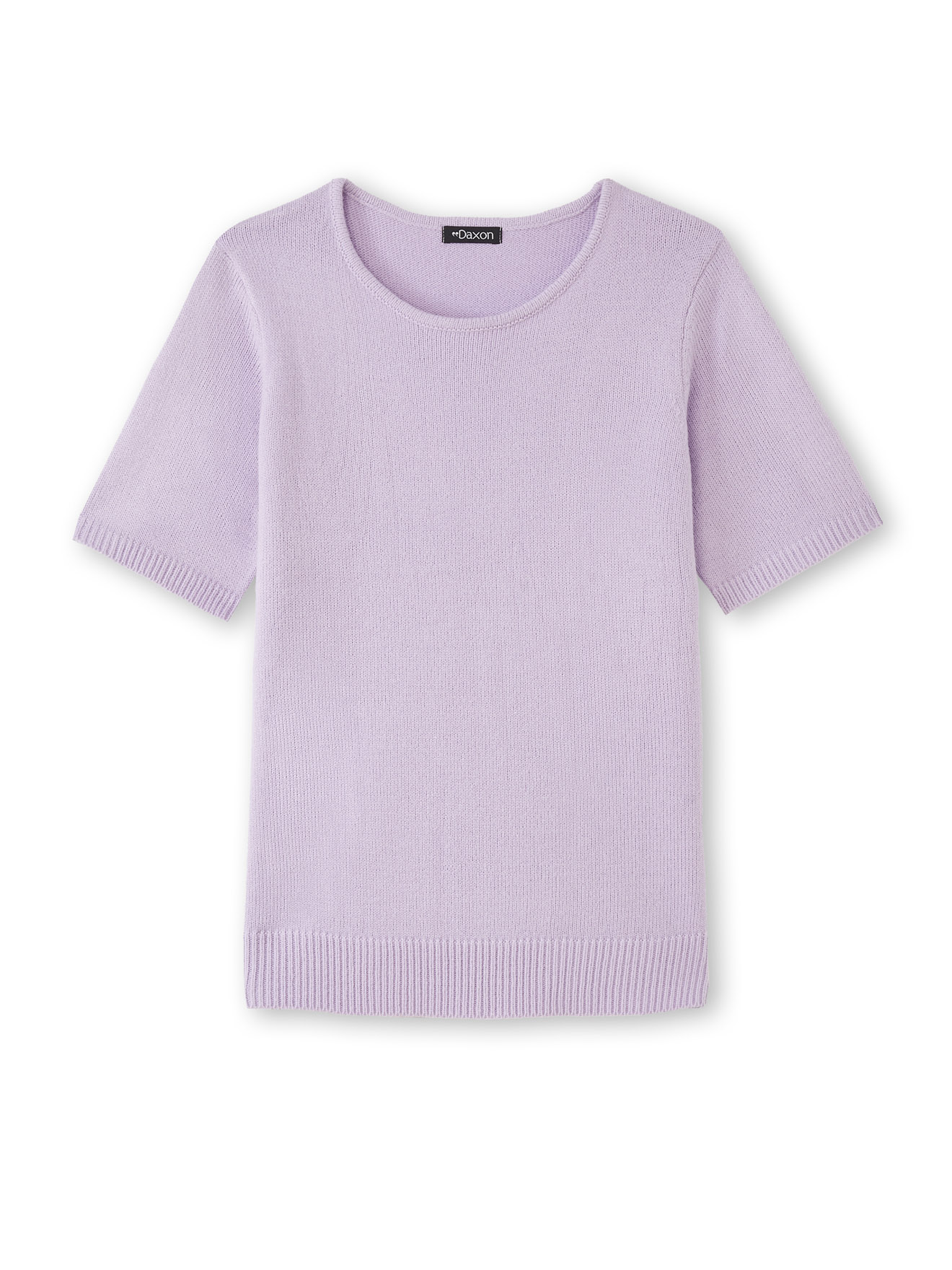 Pull manches courtes encolure ronde