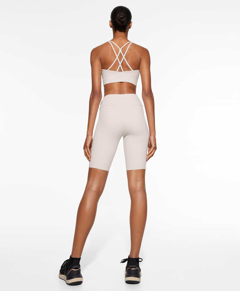 Calça legging de ciclismo Comfortlux de cintura alta, 25 cm