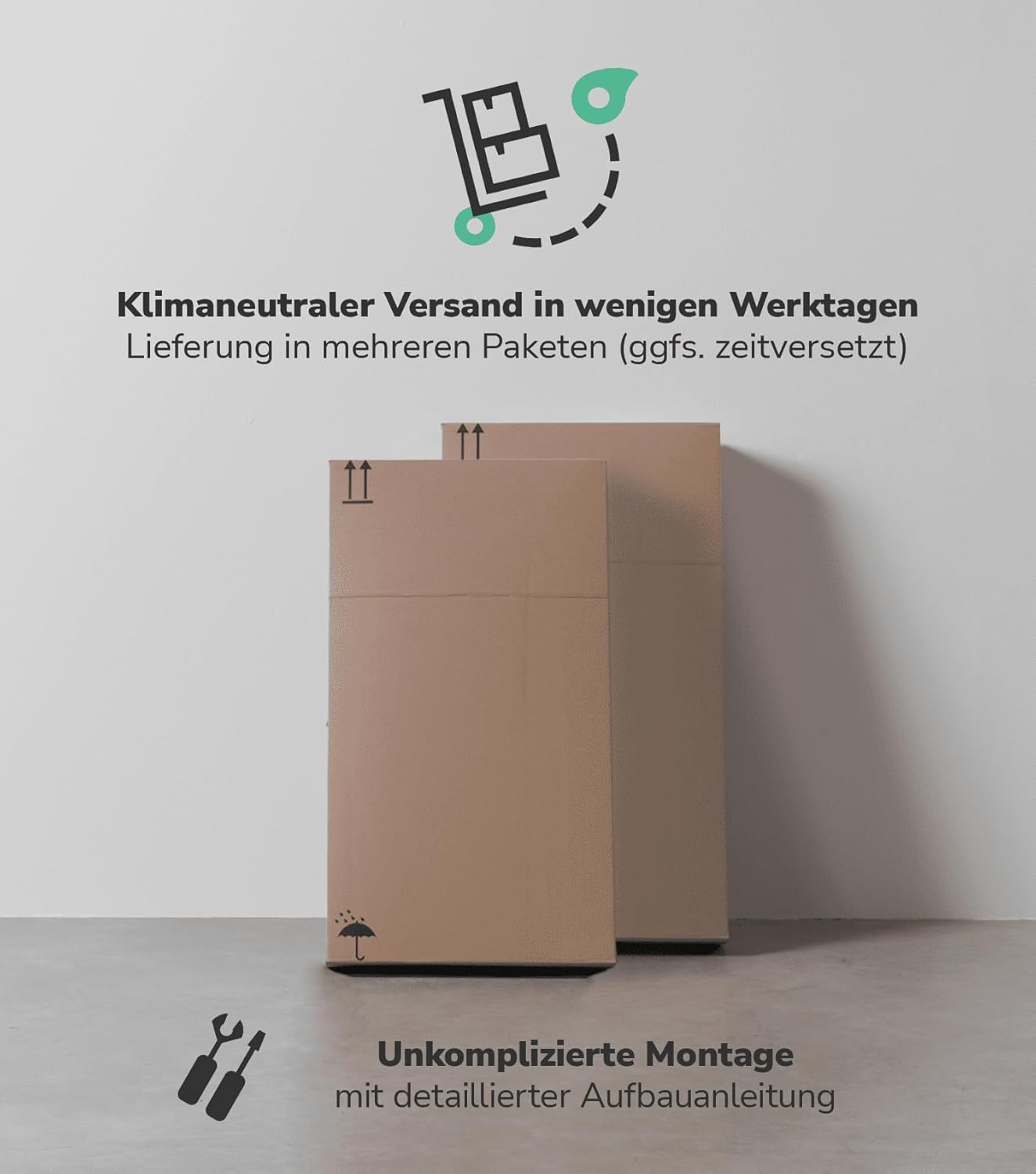 mokebo® Bücherregal Schwarz, Grau BZW. Anthrazit aus Holz 'Der Bücherwurm', Schuhregal, Holzregal, Aktenregal, Standregal fürs Wohnzimmer, Büro, Kinderzimmer, Regal groß für die Wand, 60cm Breite