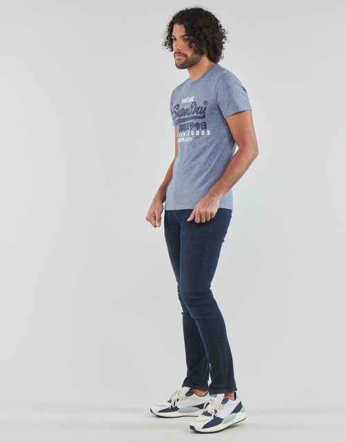 Superdry - VL TEE - Bleu