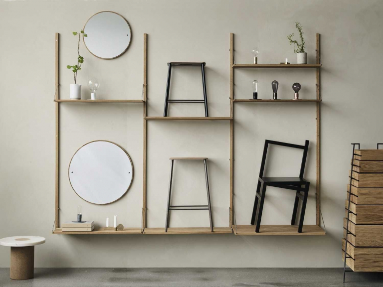 Frama Shelf Library H1148 Double wandkast natural oiled