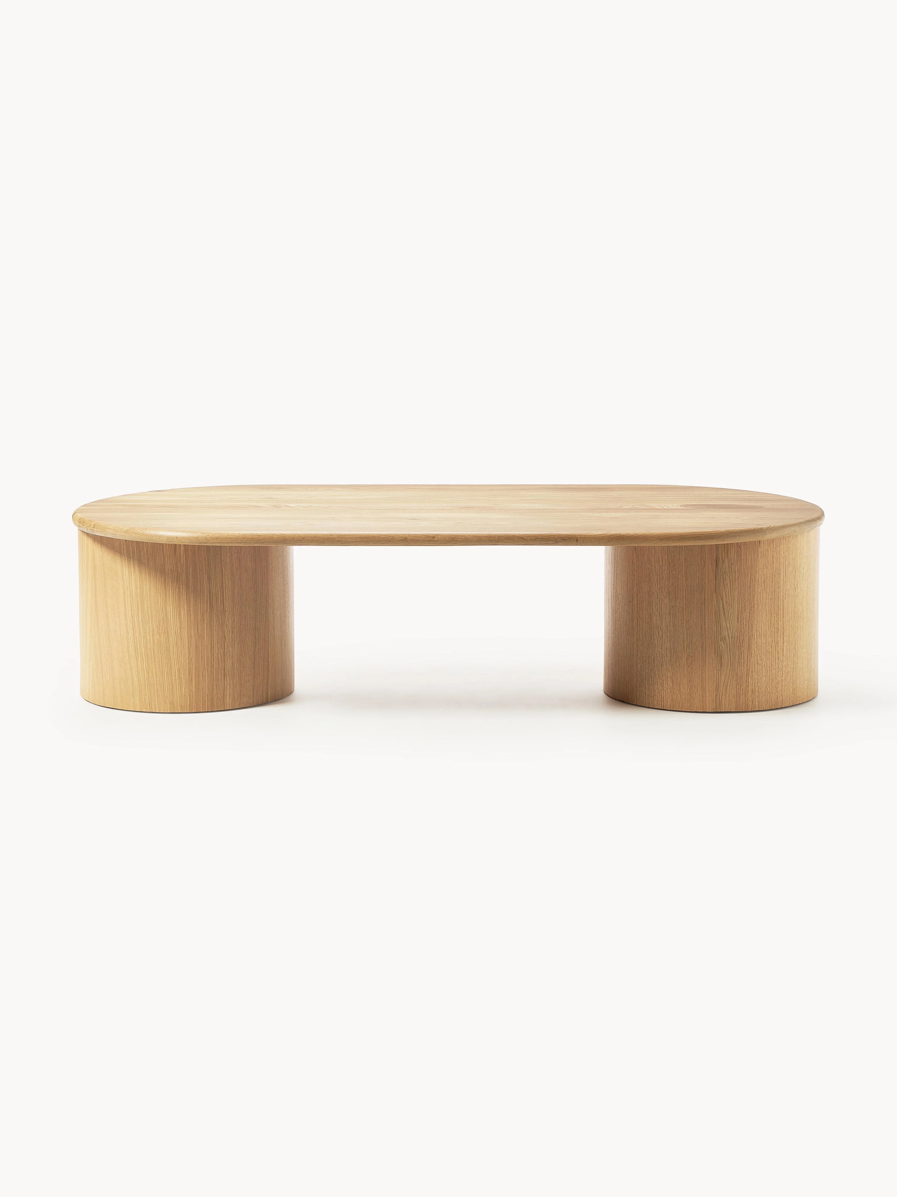 Ovale salontafel Didi van eikenhout