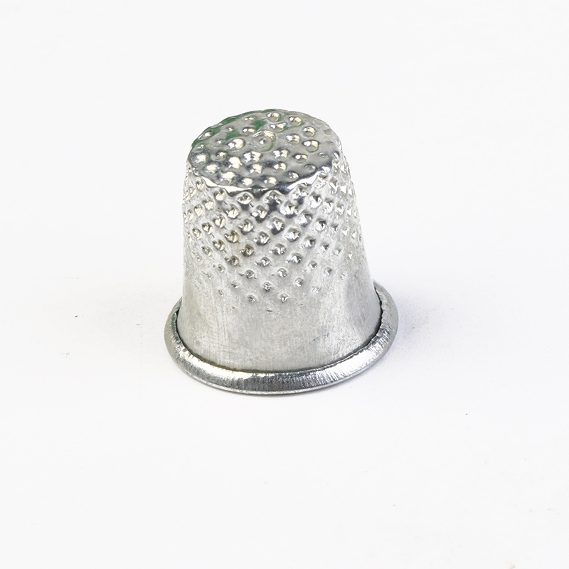 (3er Set) Metall Näh Fingerhut Protector Finger Schutz Kappe Mercerie Zubehör - Silber