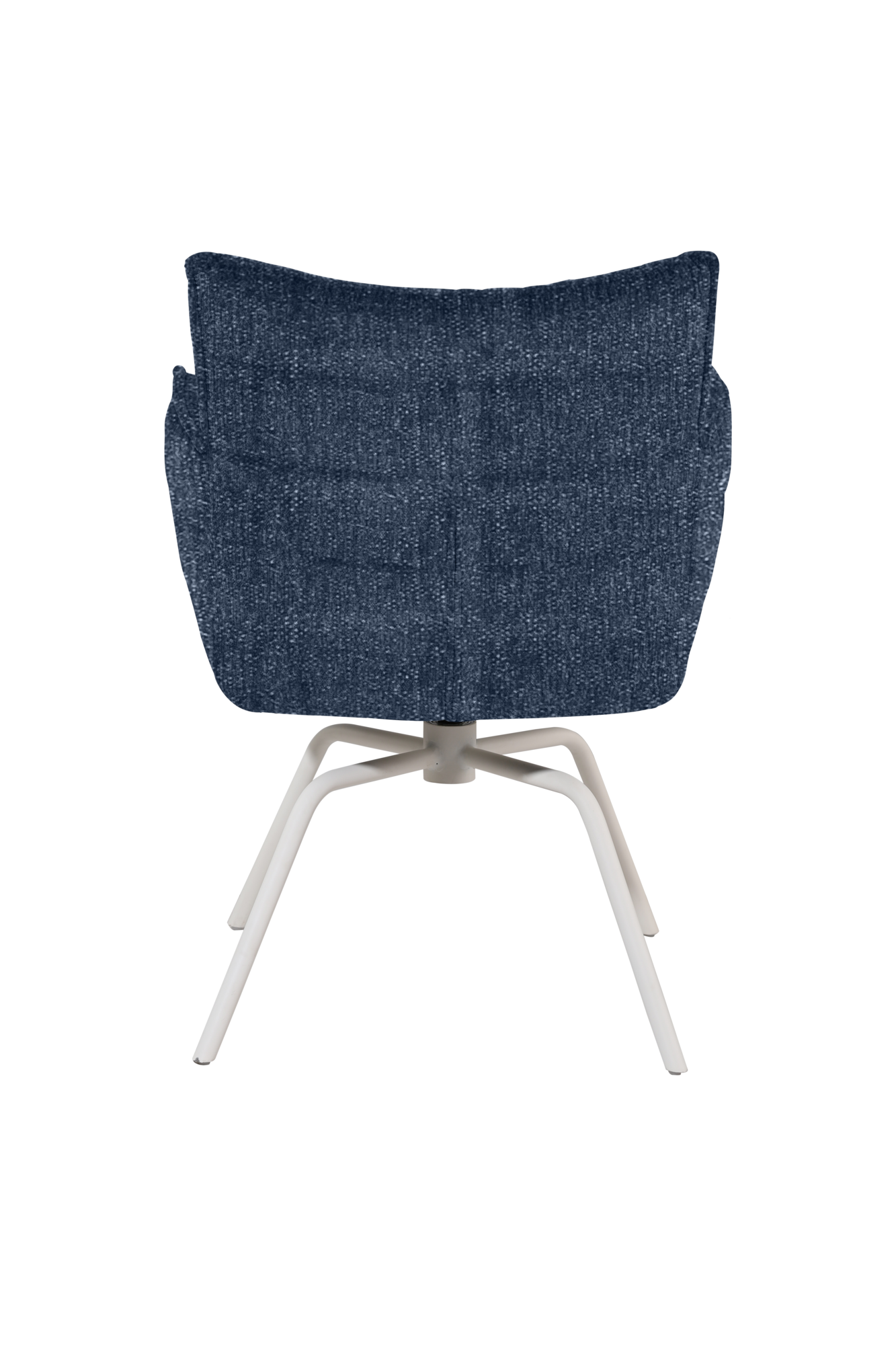 Van C armstoel stof blauw