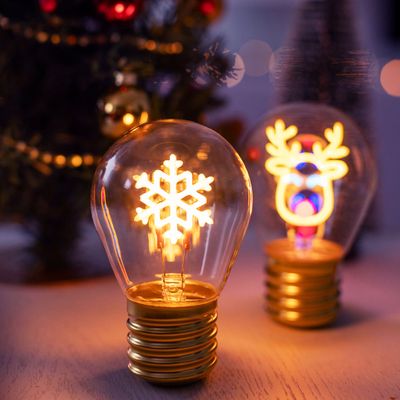 Lampe de table en forme d’ampoule snowflake