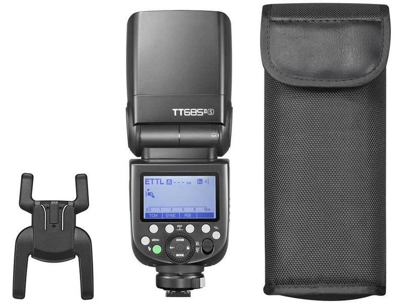 Godox Blitzgerät TT685C II für Nikon Leistungsstarkes Beleuchtungsgerät mit einen hohen Neigungswinkel für Nikon Kamera