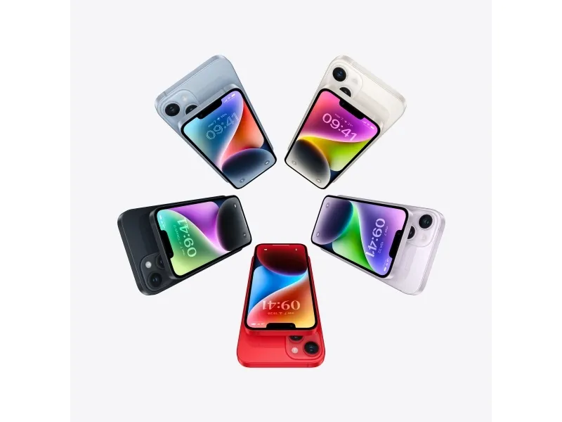 Apple iPhone 14 Plus - 5G smartphone - dual-SIM / Intern hukommelse 512 GB - OLED-skærm - 6.7