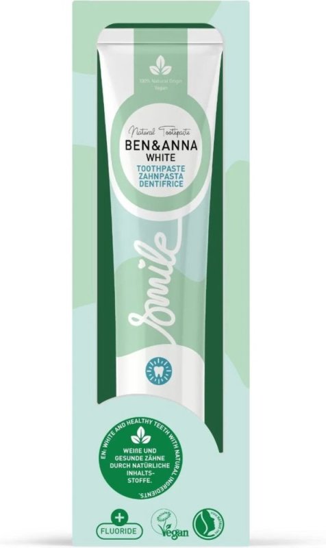 Ben & Anna Tandpasta White Fluor 98g