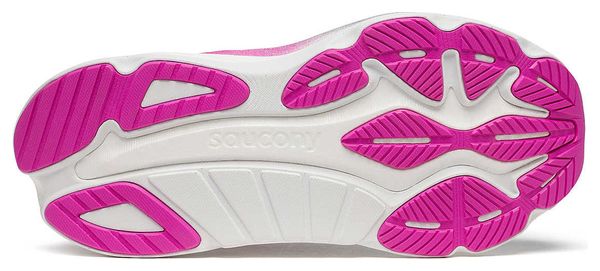 Chaussures Running Saucony Hurricane 24 Bleu/Rose Femme