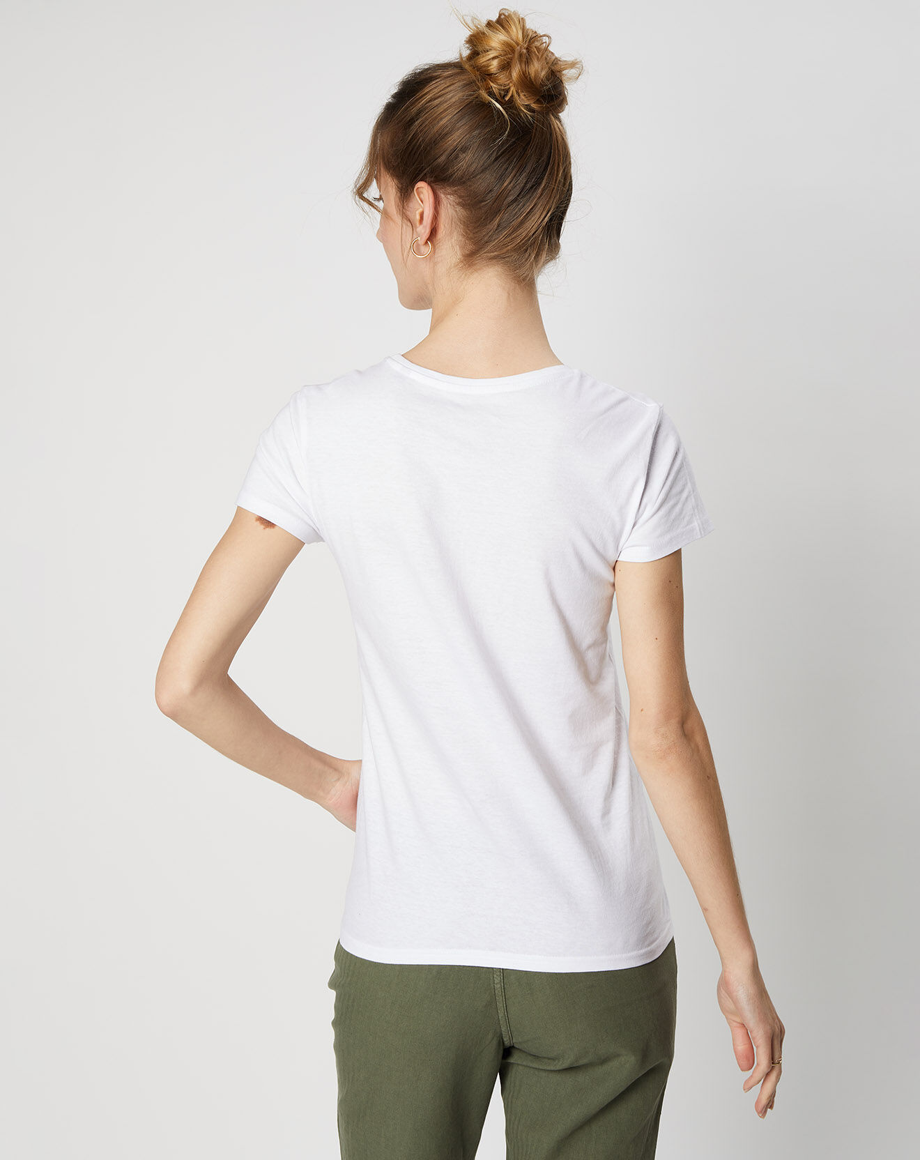 Mellow Yellow T-Shirt Fleur blanc
