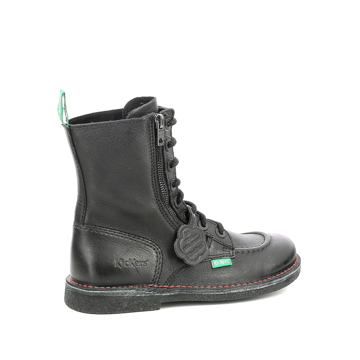 KICKERS<br>Botas de couro Meetickzip
