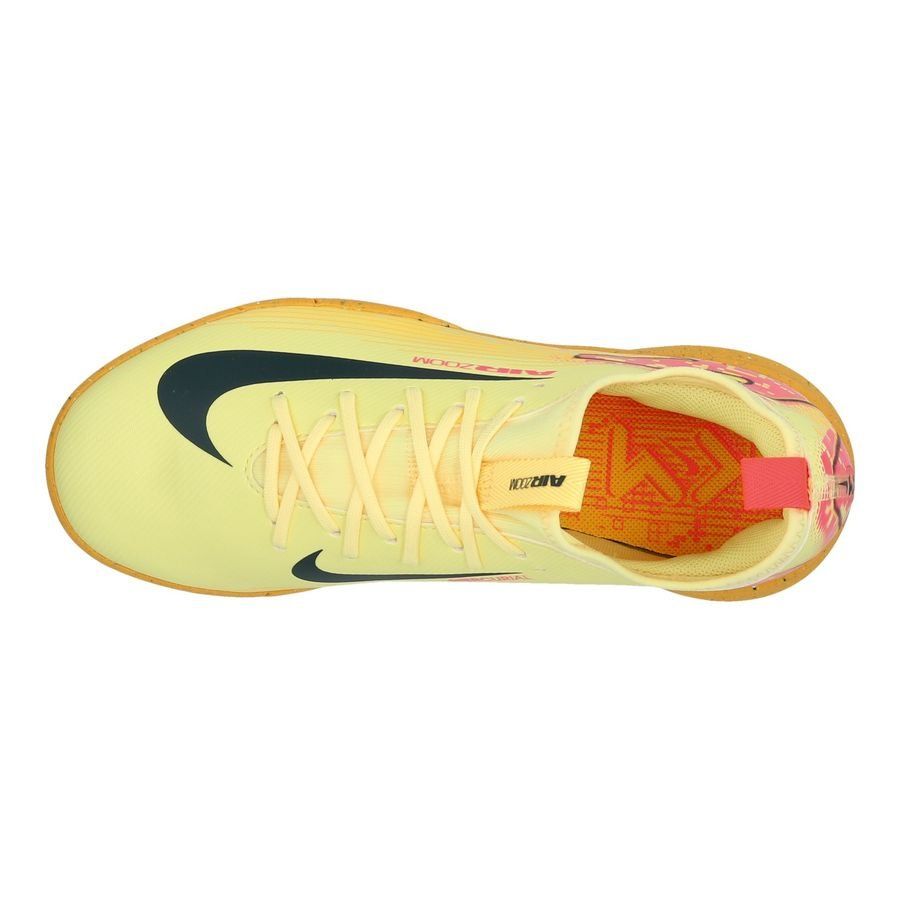 Nike Air Zoom Mercurial Vapor 16 Academy IC Mbappé Personal Edition - Orange/Bleu Enfant