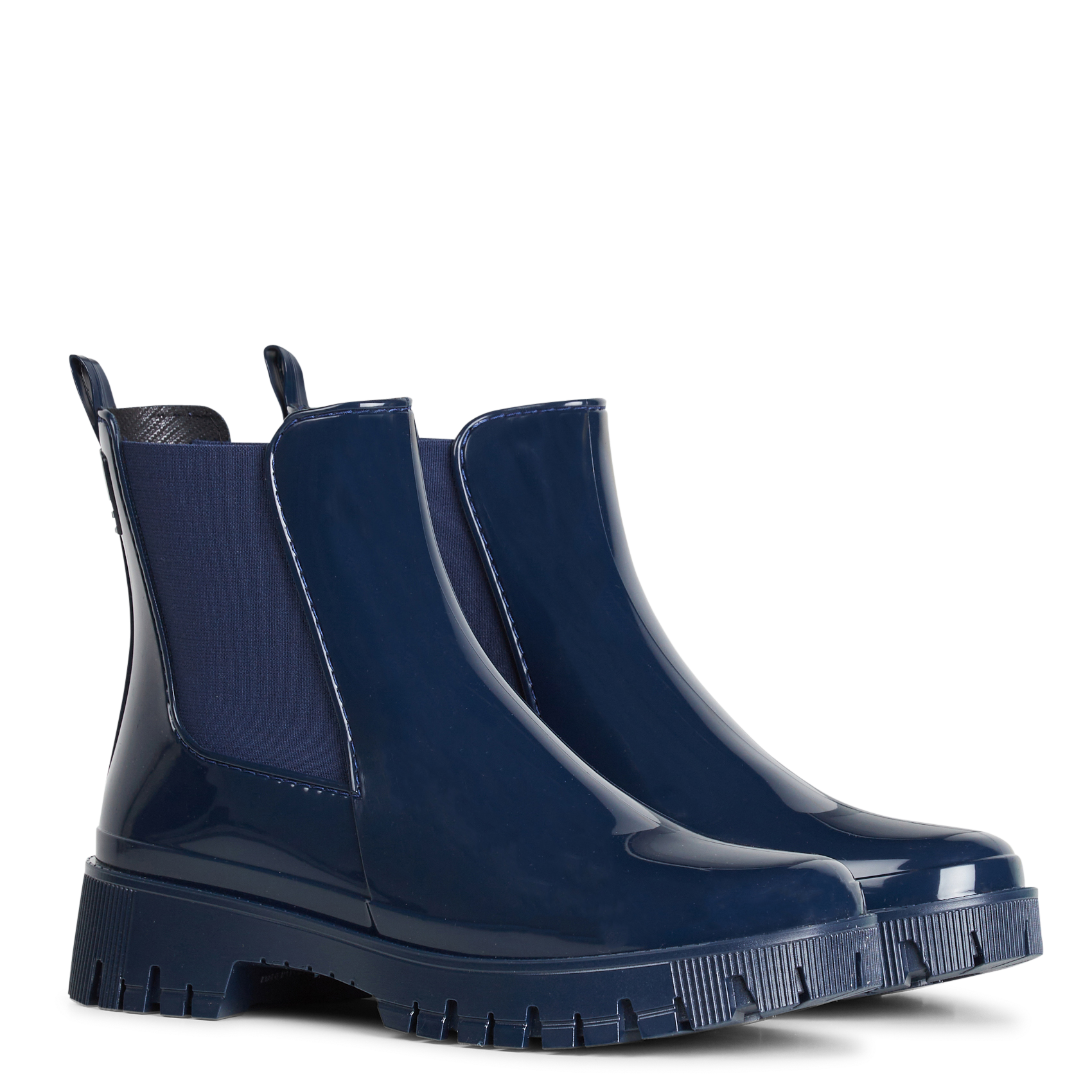 PEACHY - Boots en PU | Bleu