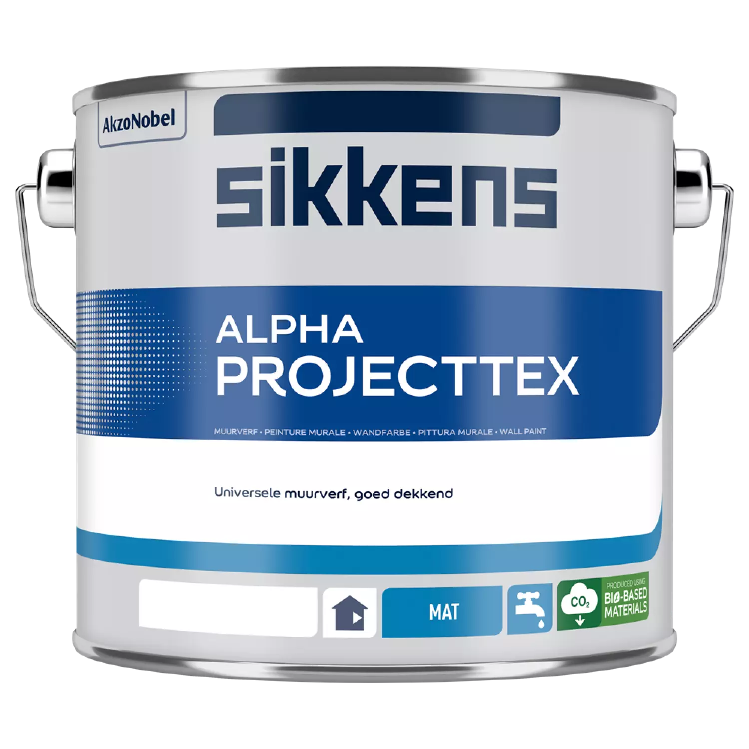 Sikkens Alpha projecttex- op kleur gemengd - 2,5L nieuw