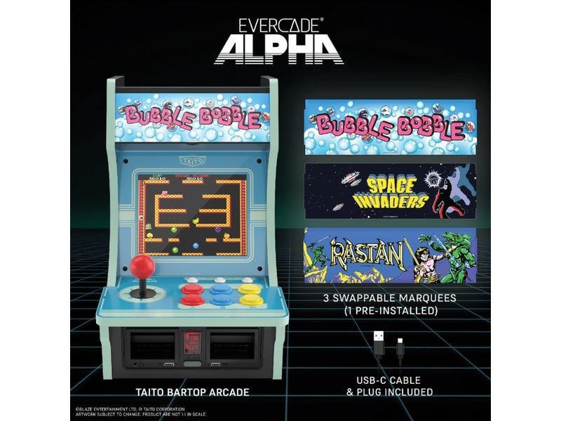 Blaze Alpha Taito Bartop Arcade Bartop-Arcade-System mit vorinstallierten Taito-Klassikern für authentisches Spielerlebnis