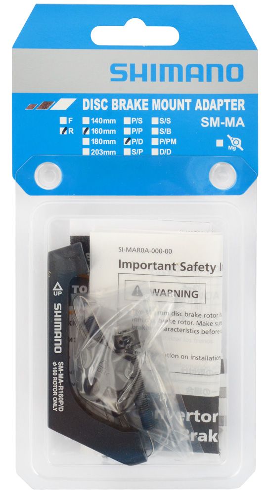 Shimano SM-MA-R160P/D Post-Mount auf Flat-Mount Adapter für HR 160mm Bremsscheibe kaufen | Bike-Discount