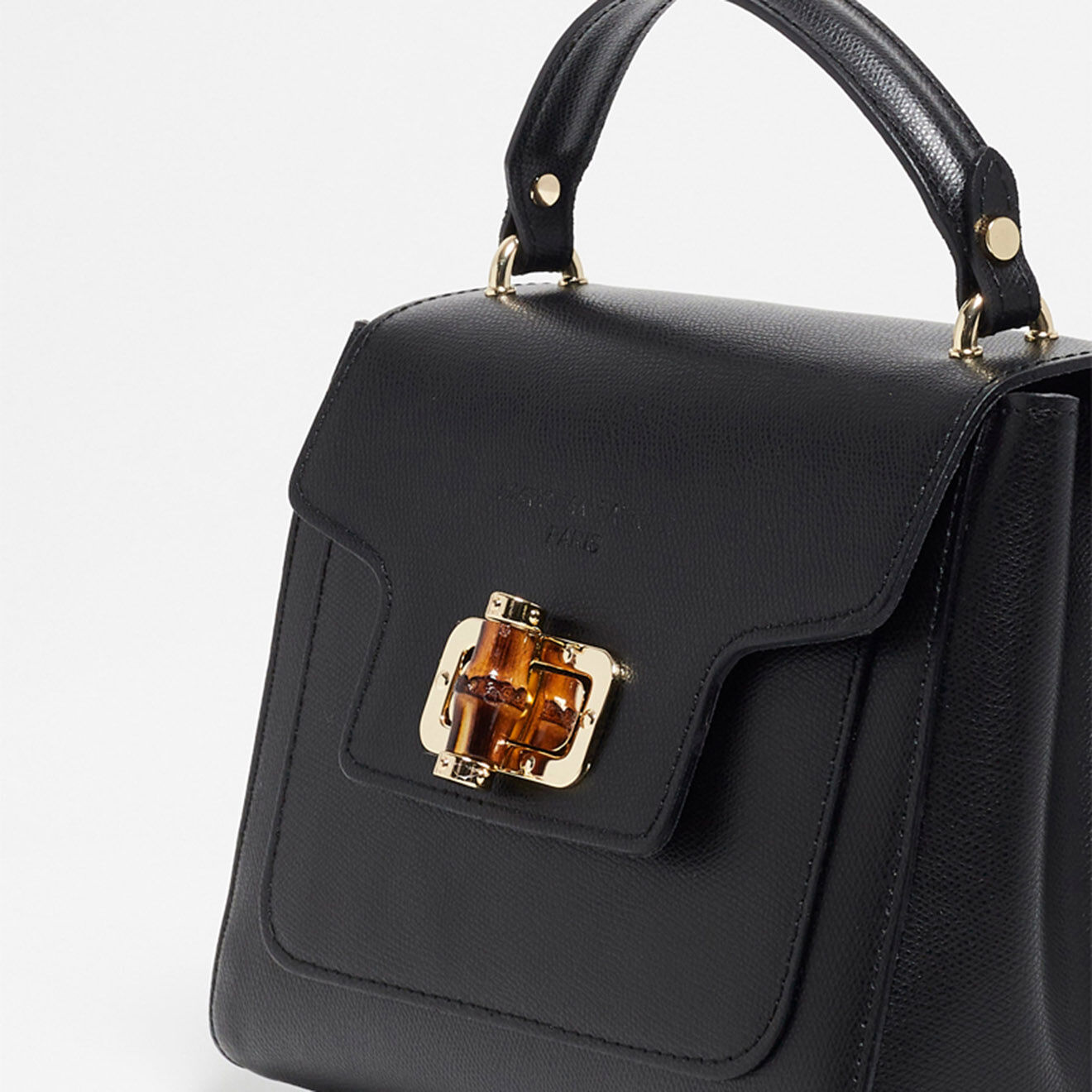 Christian Laurier Sac à main en Cuir Tia noir - 28x22x11 cm