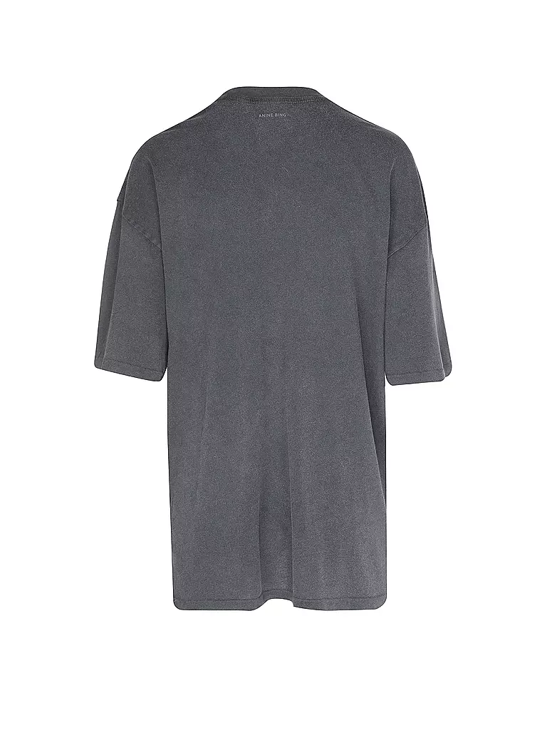 ANINE BING T-Shirt Oversized Fit KENT TEE schwarz