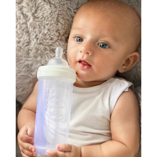 Biberon anti-colique   Blanc        260 ml   de               Twistshake