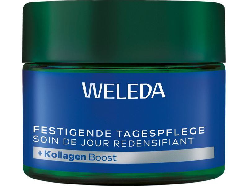 WELEDA Tagescrème Blauer Enzian und Edelweiss 40 ml Natürliche Tagespflege mindert tiefe Falten und reduziert Pigmentflecken