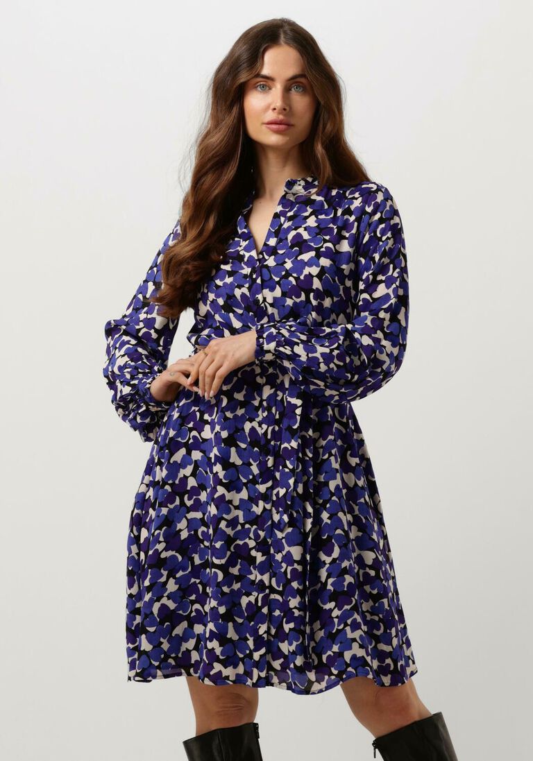 FABIENNE CHAPOT paarse fabienne chapot mini jurk dorien frill dress