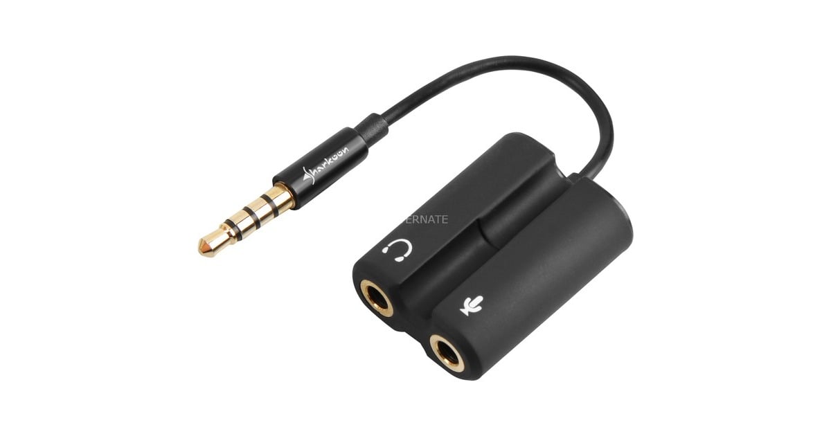 SharkoonPMP 35, Headset-Adapter kabel  (Zwart)