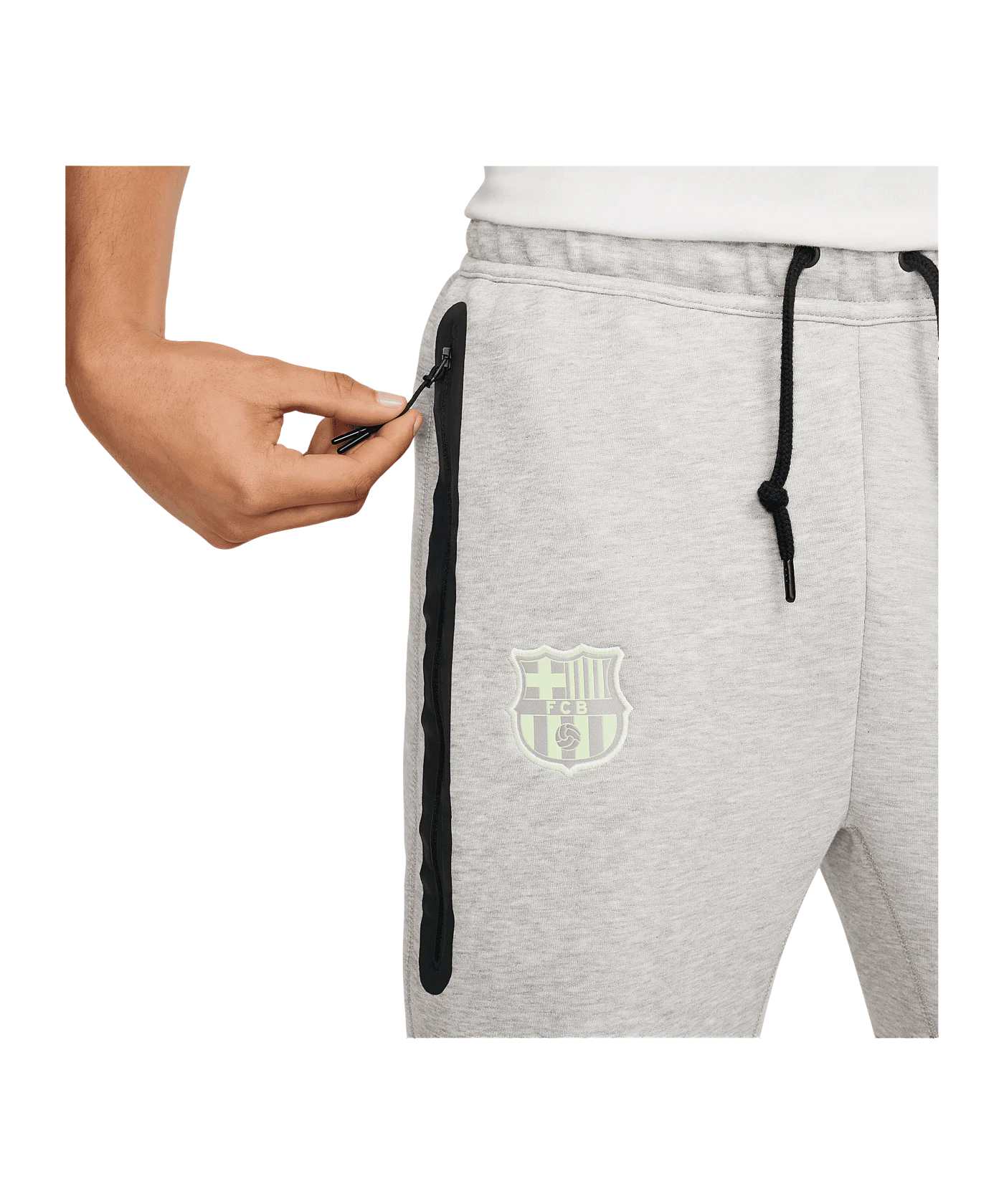 Nike FC Barcelona Tech Fleece Jogginghose Grau F063